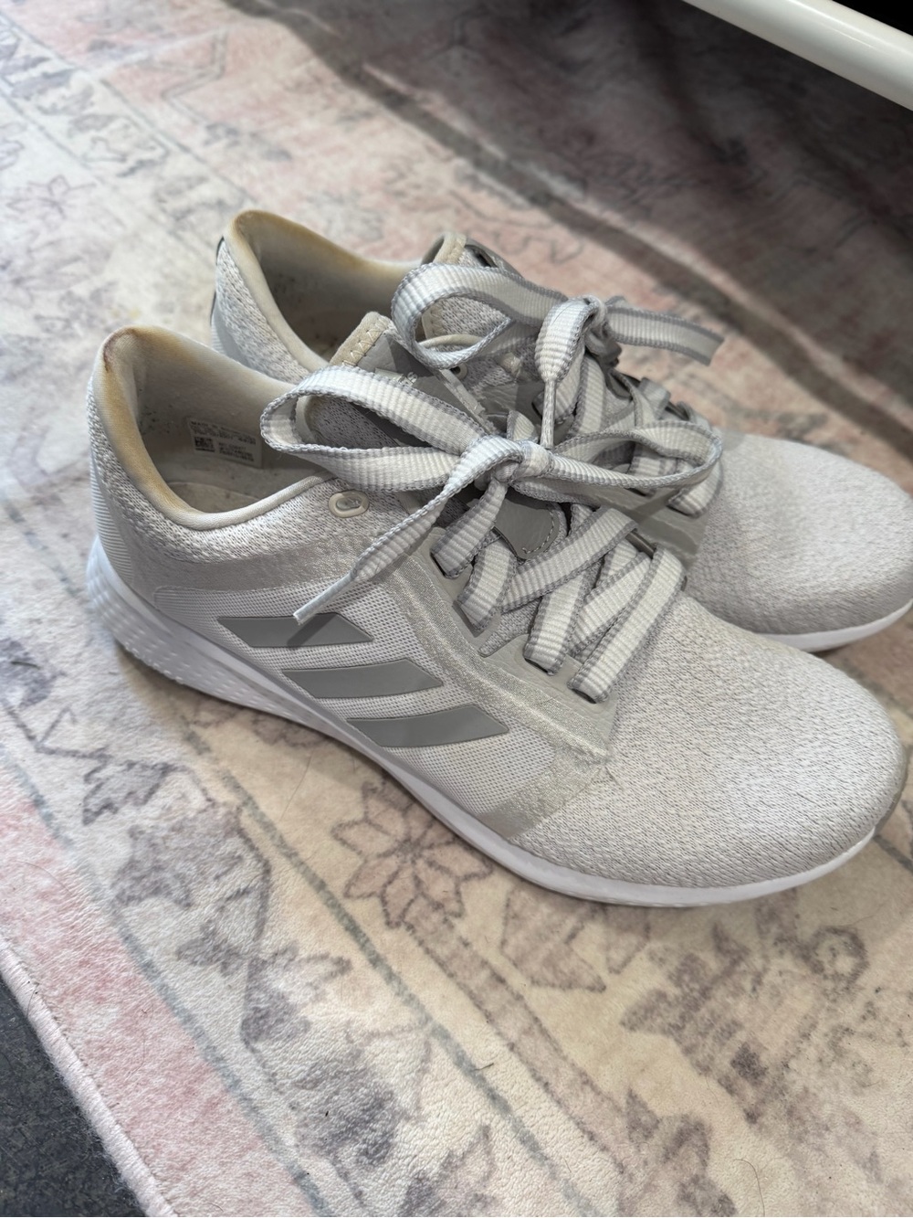 adidas Women's Light Gray Athletic Running Shoes